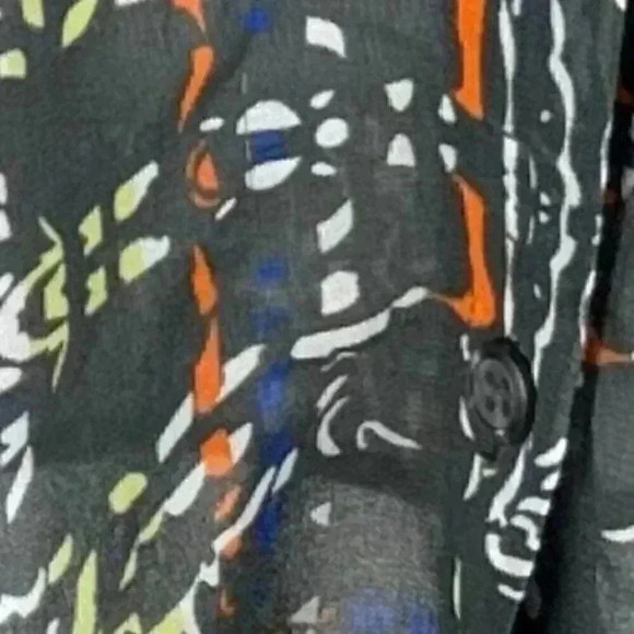 Cabi top size L artsy button down style# 129 artsy - Picture 10 of 11